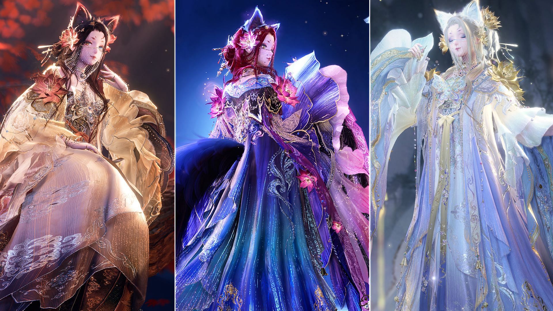 Outfit evolutions for Forever Bond (Image via Infold Games)